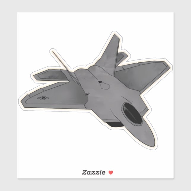 Adesivo F-22, Raptor de combate (Folha)