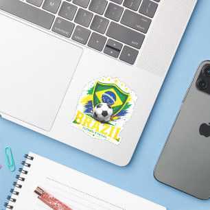 Adesivo Fã de Futebol Brasileiro Brasil Futebol Brasileiro
