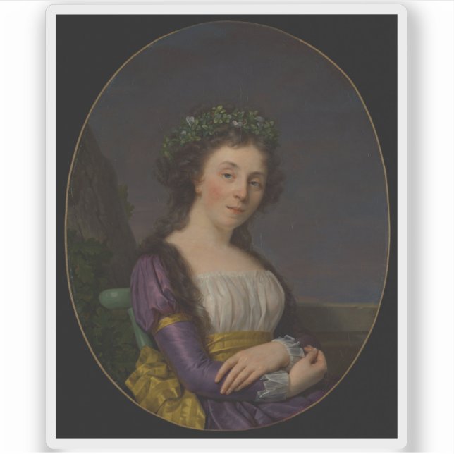 Adesivo Fabre - Retrato de Marie-Louise Joubert (Frente)