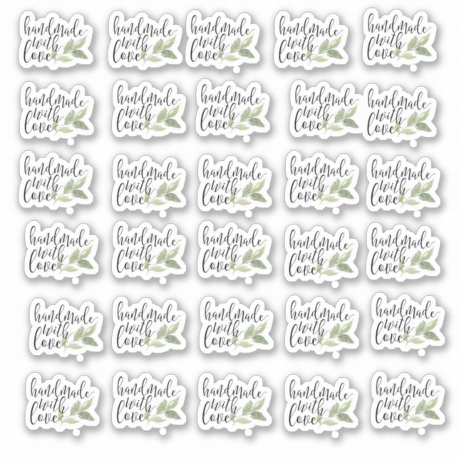 Adesivo Fabricado à mão com o Vinyl Sticker (Frente)