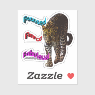 Adesivo Fabulosa motivação para Leopardo Fabulosa e Fabulo