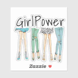 Adesivo Fabuloso "Poder das Meninas"