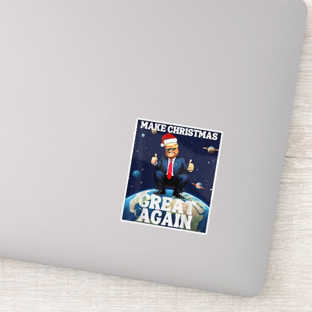 Adesivo Faça Excelente De Natal Novamente Xmas Engraçado T (Detalhe)