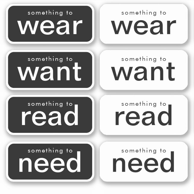 Adesivo Faça isso simples para o presente com simplicidade (Frente)