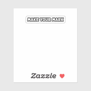 Adesivo Faça sua contribuição de impacto herdado