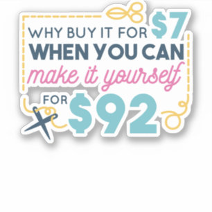 Adesivo Faça você mesmo citar a tipografia