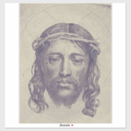 Adesivo Face de Cristo na Rua. O Véu Sagrado de Veronica