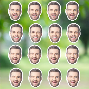 Adesivo Face Personalizada de Autocolantes Personalizados