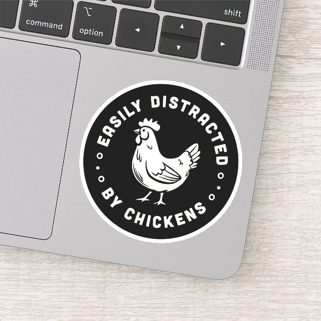 Adesivo Fácil distração com as citações da fazenda (Detalhe)