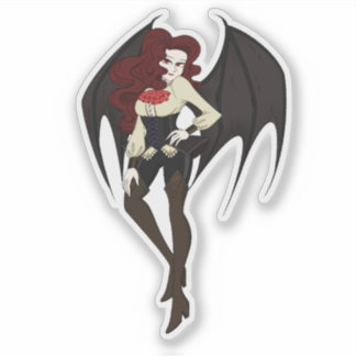 Adesivo Fada de Halloween: Rainha do Vampiro Vampiro