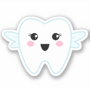 Adesivo Fada dos dentes-de-kawaii