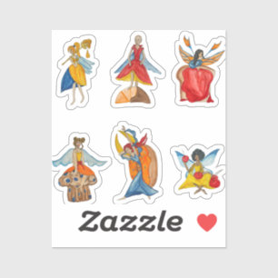 Adesivo Fadas de comida