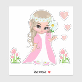 Adesivo Fadas e flores