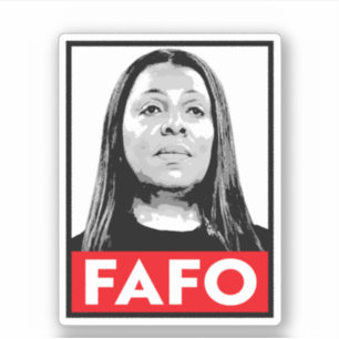 Adesivo FAFO: Letitia James