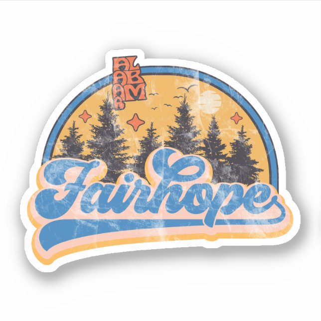 Adesivo Fairhope, Alabama (Frente)