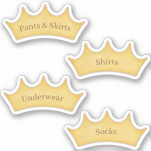 Adesivo Fairytale Kids Room Storage & Organization Labels