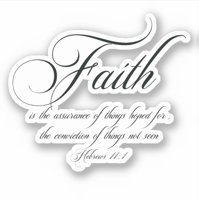 Adesivo Faith (Frente)