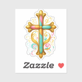 Adesivo Faith Cross Sticjker