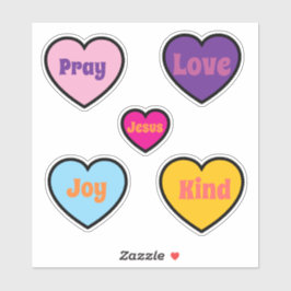 Adesivo faith hearts Custom-Cut Vinyl Sticker