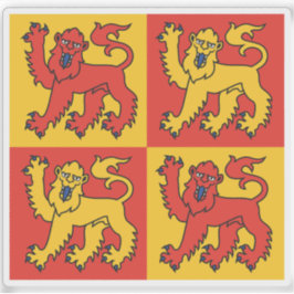 Adesivo Faixa de Llywelyn (Quadrado)