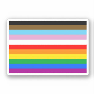Adesivo Faixa de Sinalizador de Progresso LGBTQ+