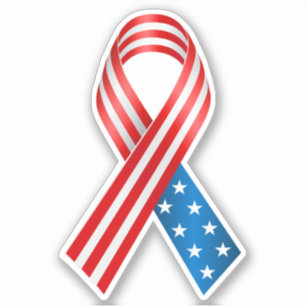 Adesivo Faixa Patriota Americana