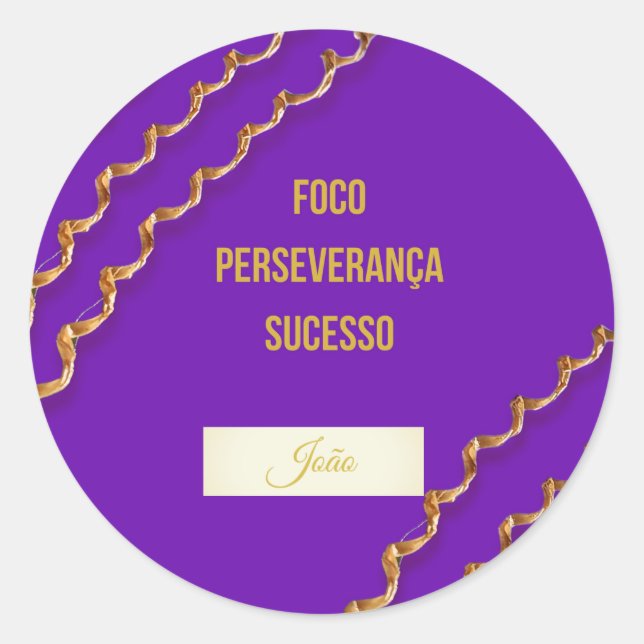 Adesivo Faixa Roxa jiu-Jitsu (Frente)