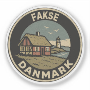 Adesivo Fakse, Dinamarca Danmark