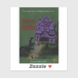 Adesivo Falcn halloween 2020 A mansão de Clockwork