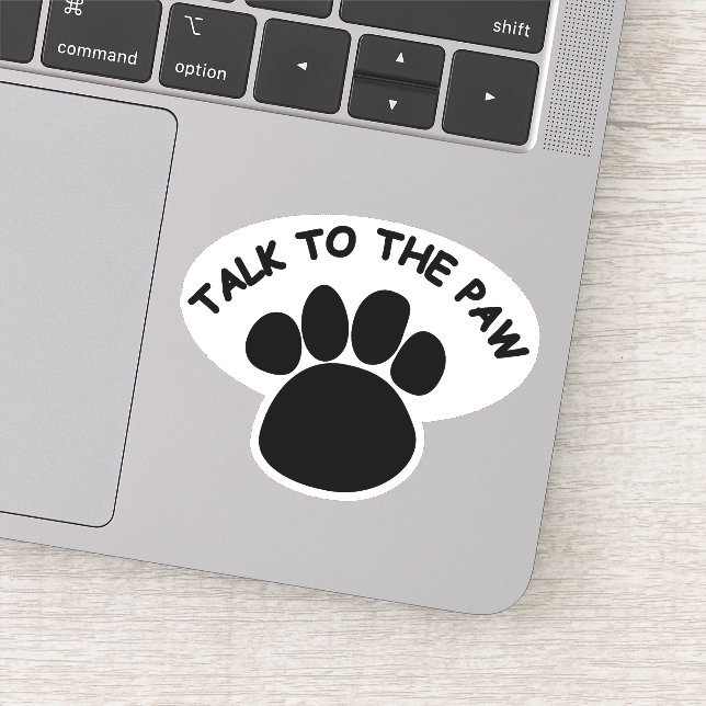 Adesivo Fale com a Paw (Detalhe)