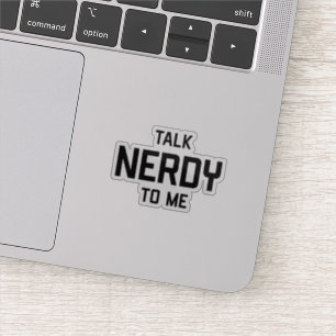 ADESIVO FALE COMIGO COM NERDY