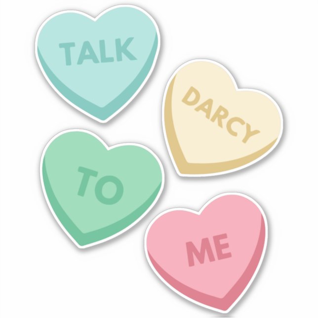 Adesivo Fale comigo Darcy III (Frente)