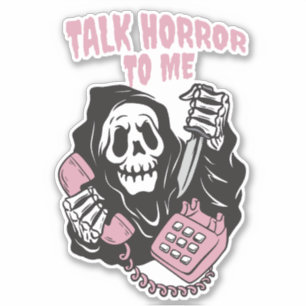 ADESIVO FALE HORROR COMIGO TELEFONE DO GRIM REAPER