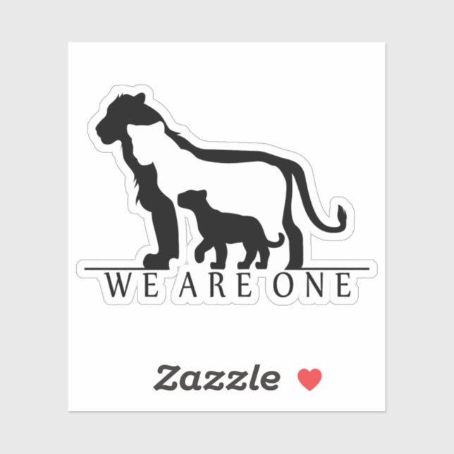 Adesivo Família Lion (Folha)