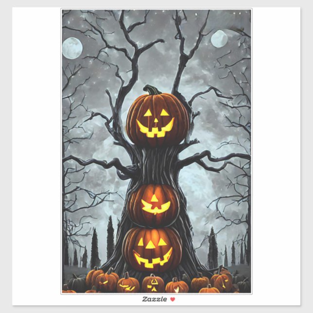 Adesivo fantasia assustadora jaqueta-canja (Folha)