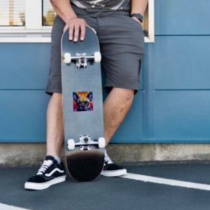 Adesivo Fantasia de aniversário do Frenchie