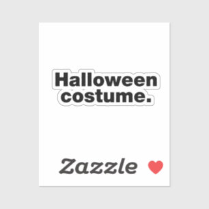 Adesivo fantasia de Halloween