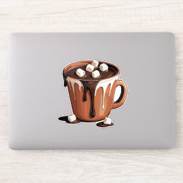 Adesivo Fantasia de Vulcão de Chocolate Derretido