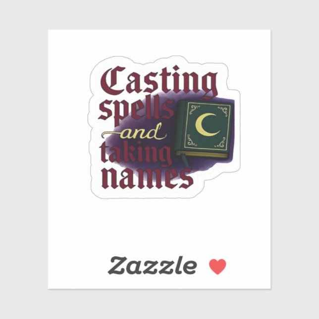 Adesivo Fantasia de Whimsigoth - Florestas Místicas, Luas  (Folha)