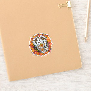 Adesivo Fantasma de Cartoon Bonito, Mas Escarnecido