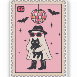 Adesivo Fantasma do Disco Retroativo com Carimbo de Dia da