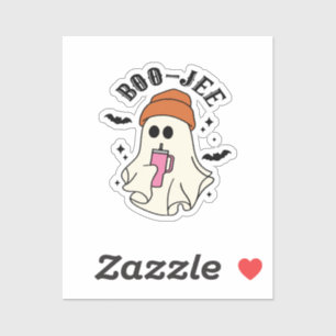 Adesivo Fantasma Inspirada no Dia de as Bruxas engraçado B