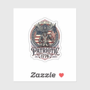 Adesivo Fantasma Patriótico Patriota Horror Monstro Patrio