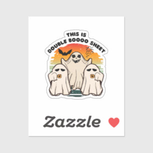 Adesivo Fantasmas Fantasia de Halloween Divertido