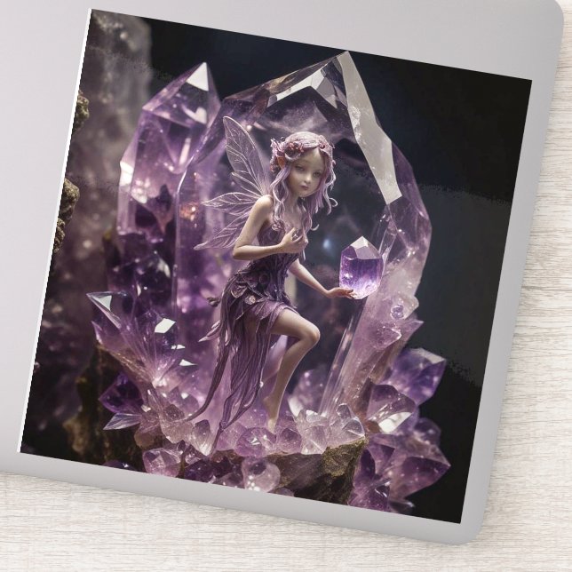 Adesivo Fantasy Crystals Ametyst Fairy (Detalhe)