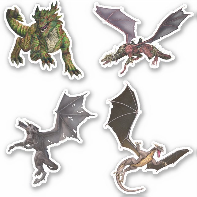 Adesivo Fantasy Dragon Serpent (Frente)