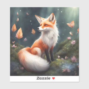 Adesivo Fantasy Fox Nature Art