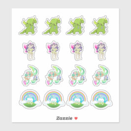 Adesivo Fantasy Land Collection Kiss-Cut Stickers