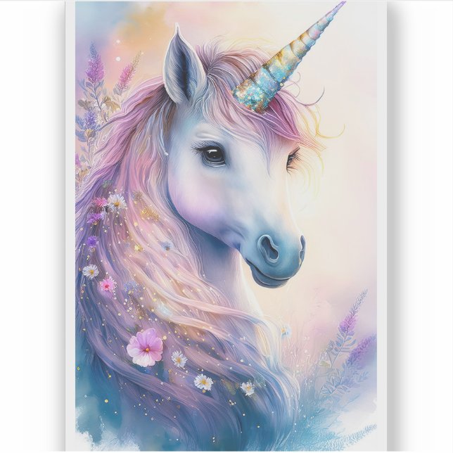 Adesivo Fantasy Unicorn Sticker (Frente)