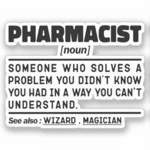 Adesivo Farmacêutica Noun Farmácia Funcionário